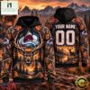 NHL Colorado Avalanche 2026 Personalized Hunting Camo Design Hoodie, NHL 3D Game Day Tee Nhl Colorado Avalanche 2026 Personalized Hunting Camo Design Hoodie