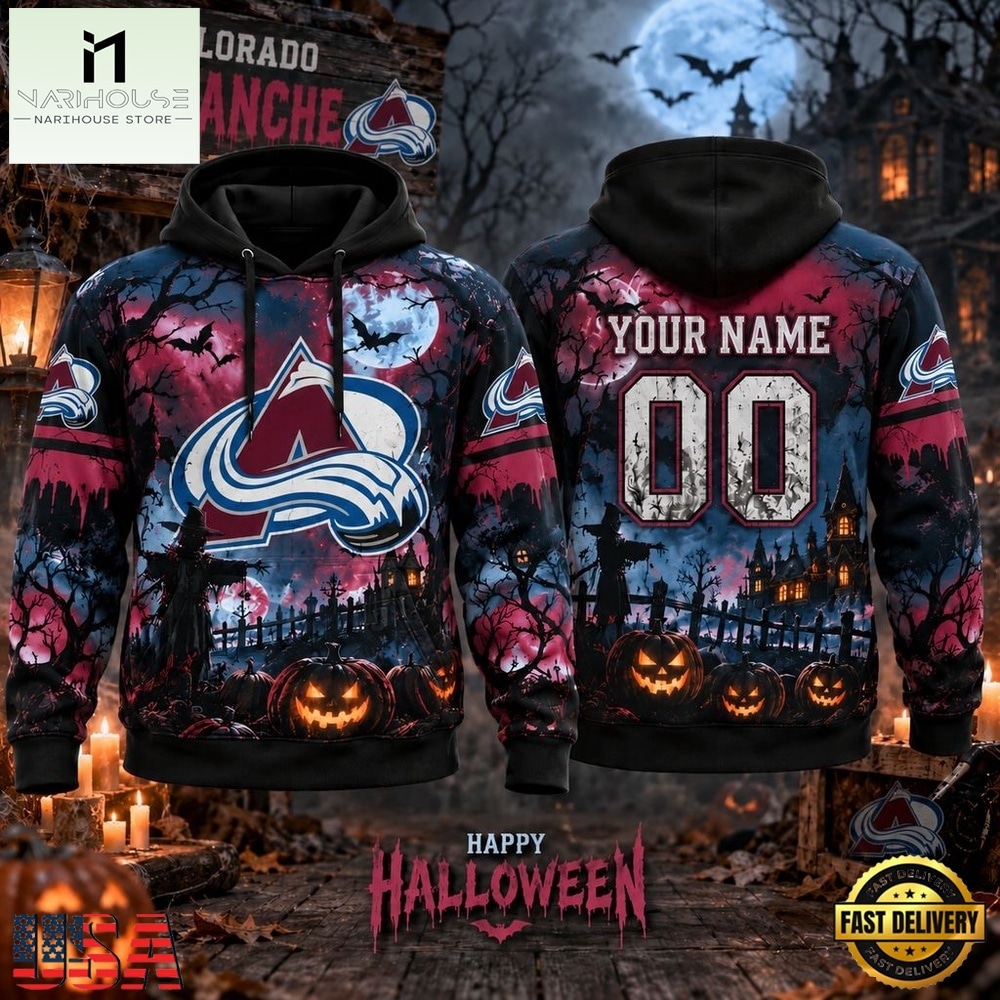 NHL Colorado Avalanche Special Halloween 2026 Design Hoodie Shirt, NHL 3D Game Day Tee NHL Colorado Avalanche Special Halloween 2026 Design Hoodie Shirt, NHL 3D Game Day Tee
