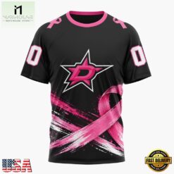 NHL Dallas Stars 2026 Hockey Pink Fights Breast Cancer Design Hoodie, TShirt, Sweatshirt, NHL 3D Game Day Tee Nhl Dallas Stars 2026 Hockey Pink Fights Breast Cancer Design Hoodie Tshirt Sweatshirt 2