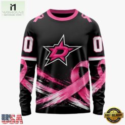 NHL Dallas Stars 2026 Hockey Pink Fights Breast Cancer Design Hoodie, TShirt, Sweatshirt, NHL 3D Game Day Tee Nhl Dallas Stars 2026 Hockey Pink Fights Breast Cancer Design Hoodie Tshirt Sweatshirt 4
