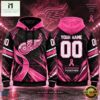 NHL Detroit Red Wings Pink Fights Breast Cancer 2026 Personalized Hoodie Shirt, NHL 3D Game Day Tee Nhl Detroit Red Wings Pink Fights Breast Cancer 2026 Personalized Hoodie Shirt