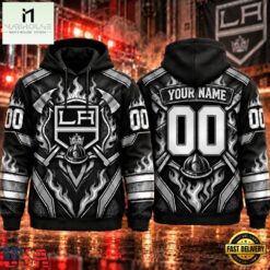 NHL Los Angeles Kings 2026 Honoring Firefighters Personalized Hoodie Shirt, NHL 3D Game Day Tee Nhl Los Angeles Kings 2026 Honoring Firefighters Personalized Hoodie Shirt
