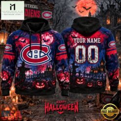 NHL Montreal Canadiens Special Halloween 2026 Design Hoodie Shirt, NHL 3D Game Day Tee Nhl Montreal Canadiens Special Halloween 2026 Design Hoodie Shirt