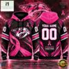 NHL Nashville Predators Pink Fights Breast Cancer 2026 Personalized Hoodie Shirt, NHL 3D Game Day Tee Nhl Nashville Predators Pink Fights Breast Cancer 2026 Personalized Hoodie Shirt
