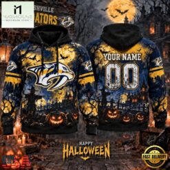 NHL Nashville Predators Special Halloween 2026 Design Hoodie Shirt, NHL 3D Game Day Tee Nhl Nashville Predators Special Halloween 2026 Design Hoodie Shirt