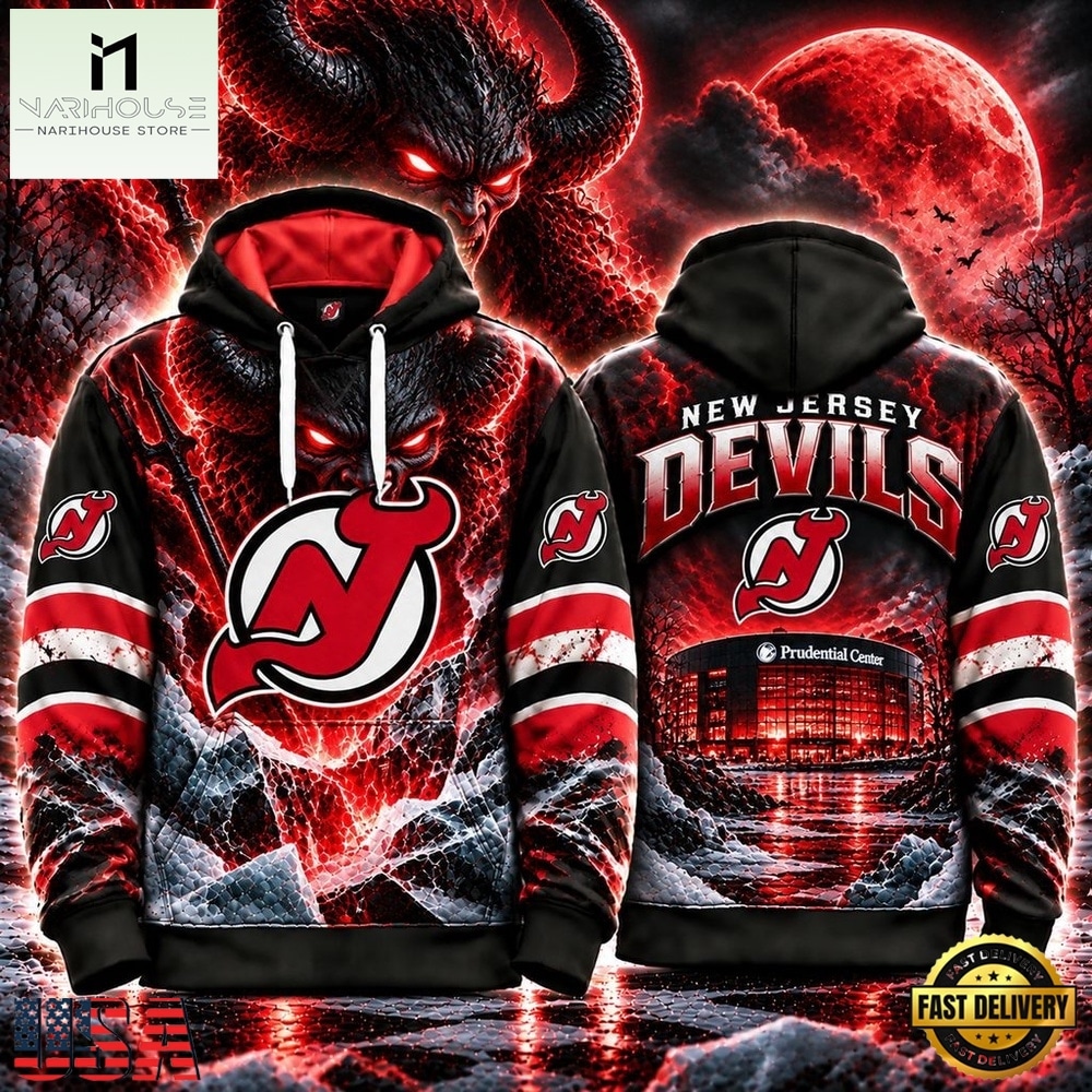 NHL New Jersey Devils Special Mascot Design Concept Kit 2026 Hoodie Shirt, NHL 3D Game Day Tee NHL New Jersey Devils Special Mascot Design Concept Kit 2026 Hoodie Shirt, NHL 3D Game Day Tee