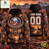 NHL New York Islanders 2026 Personalized Hunting Camo Design Hoodie, NHL 3D Game Day Tee Nhl New York Islanders 2026 Personalized Hunting Camo Design Hoodie