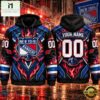 NHL New York Rangers 2026 Honoring Firefighters Personalized Hoodie Shirt, NHL 3D Game Day Tee Nhl New York Rangers 2026 Honoring Firefighters Personalized Hoodie Shirt