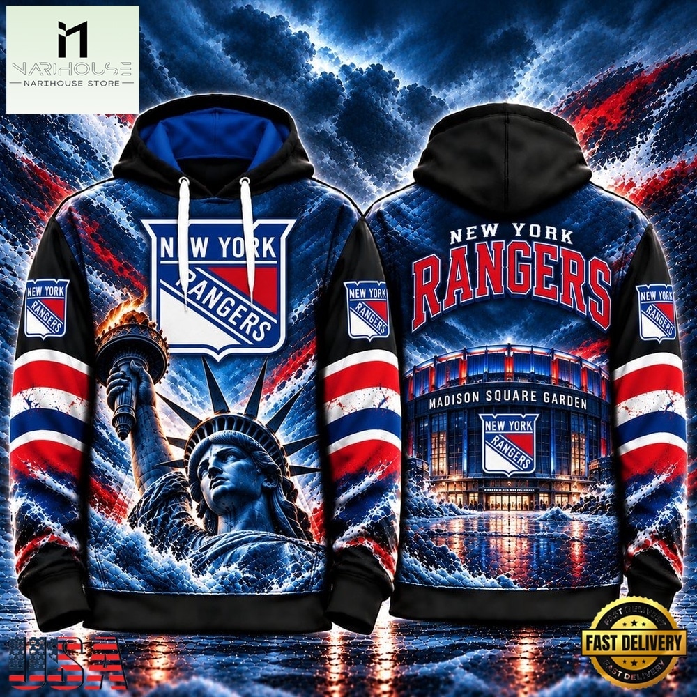 NHL New York Rangers Special Mascot Design Concept Kit 2026 Hoodie Shirt, NHL 3D Game Day Tee NHL New York Rangers Special Mascot Design Concept Kit 2026 Hoodie Shirt, NHL 3D Game Day Tee