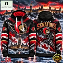 NHL Ottawa Senators Special Mascot Design Concept Kit 2026 Hoodie Shirt, NHL 3D Game Day Tee Nhl Ottawa Senators Special Mascot Design Concept Kit 2026 Hoodie Shirt