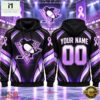 NHL Pittsburgh Penguins 2026 Hockey Fights Cancer Personalized Hoodie Shirt, NHL 3D Game Day Tee Nhl Pittsburgh Penguins 2026 Hockey Fights Cancer Personalized Hoodie Shirt