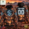 NHL Seattle Kraken 2026 Personalized Hunting Camo Design Hoodie, NHL 3D Game Day Tee Nhl Seattle Kraken 2026 Personalized Hunting Camo Design Hoodie