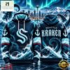 NHL Seattle Kraken Special Mascot Design Concept Kit 2026 Hoodie Shirt, NHL 3D Game Day Tee Nhl Seattle Kraken Special Mascot Design Concept Kit 2026 Hoodie Shirt