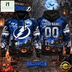 NHL Tampa Bay Lightning Special Halloween 2026 Design Hoodie Shirt, NHL 3D Game Day Tee Nhl Tampa Bay Lightning Special Halloween 2026 Design Hoodie Shirt
