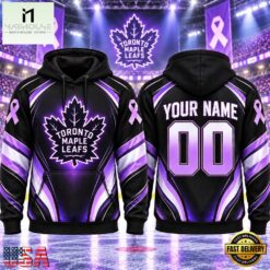 NHL Toronto Maple Leafs 2026 Hockey Fights Cancer Personalized Hoodie Shirt, NHL 3D Game Day Tee Nhl Toronto Maple Leafs 2026 Hockey Fights Cancer Personalized Hoodie Shirt