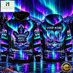 NHL Toronto Maple Leafs Special Design With Northern Lights 2026 Hoodie Shirt, NHL 3D Game Day Tee Nhl Toronto Maple Leafs Special Design With Northern Lights 2026 Hoodie Shirt