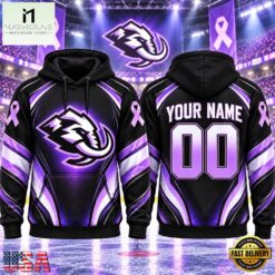 NHL Utah Mammoth 2026 Hockey Fights Cancer Personalized Hoodie Shirt, NHL 3D Game Day Tee Nhl Utah Mammoth 2026 Hockey Fights Cancer Personalized Hoodie Shirt