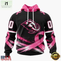 NHL Utah Mammoth 2026 Hockey Pink Fights Breast Cancer Design Hoodie, TShirt, Sweatshirt, NHL 3D Game Day Tee Nhl Utah Mammoth 2026 Hockey Pink Fights Breast Cancer Design Hoodie Tshirt Sweatshirt 1