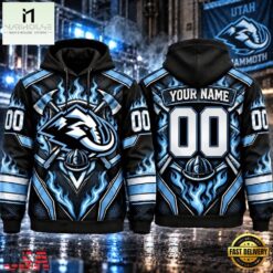 NHL Utah Mammoth 2026 Honoring Firefighters Personalized Hoodie Shirt, NHL 3D Game Day Tee Nhl Utah Mammoth 2026 Honoring Firefighters Personalized Hoodie Shirt
