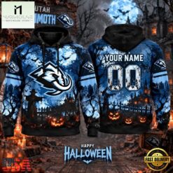 NHL Utah Mammoth Special Halloween 2026 Design Hoodie Shirt, NHL 3D Game Day Tee Nhl Utah Mammoth Special Halloween 2026 Design Hoodie Shirt