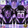 NHL Vegas Golden Knights 2026 Hockey Fights Cancer Personalized Hoodie Shirt, NHL 3D Game Day Tee Nhl Vegas Golden Knights 2026 Hockey Fights Cancer Personalized Hoodie Shirt