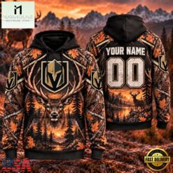 NHL Vegas Golden Knights 2026 Personalized Hunting Camo Design Hoodie, NHL 3D Game Day Tee Nhl Vegas Golden Knights 2026 Personalized Hunting Camo Design Hoodie