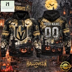 NHL Vegas Golden Knights Special Halloween 2026 Design Hoodie Shirt, NHL 3D Game Day Tee Nhl Vegas Golden Knights Special Halloween 2026 Design Hoodie Shirt