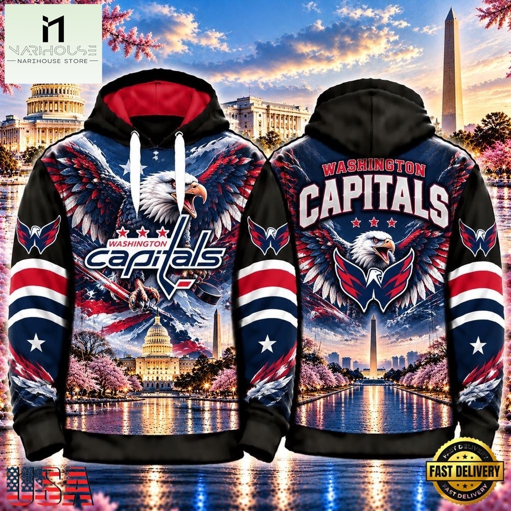 NHL Washington Capitals Special Mascot Design Concept Kit 2026 Hoodie Shirt, NHL 3D Game Day Tee NHL Washington Capitals Special Mascot Design Concept Kit 2026 Hoodie Shirt, NHL 3D Game Day Tee