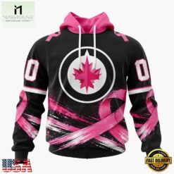 NHL Winnipeg Jets 2026 Hockey Pink Fights Breast Cancer Design Hoodie, TShirt, Sweatshirt, NHL 3D Game Day Tee Nhl Winnipeg Jets 2026 Hockey Pink Fights Breast Cancer Design Hoodie Tshirt Sweatshirt 1