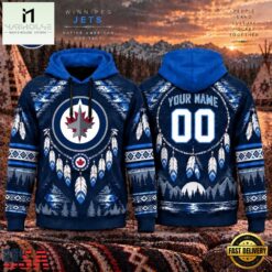 NHL Winnipeg Jets 2026 Native American Heritage Design Hoodie Shirt, NHL 3D Game Day Tee Nhl Winnipeg Jets 2026 Native American Heritage Design Hoodie Shirt