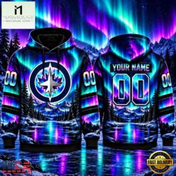 NHL Winnipeg Jets Special Design With Northern Lights 2026 Hoodie Shirt, NHL 3D Game Day Tee Nhl Winnipeg Jets Special Design With Northern Lights 2026 Hoodie Shirt
