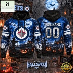 NHL Winnipeg Jets Special Halloween 2026 Design Hoodie Shirt, NHL 3D Game Day Tee Nhl Winnipeg Jets Special Halloween 2026 Design Hoodie Shirt