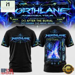 Northlane The Anemoia Tour 2026 Graphic New Design T Shirt, Popular 3D Music Tee Northlane The Anemoia Tour 2026 Graphic New Design T Shirt