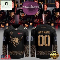 Omaha Mavericks Military Appreciation 2026 Personalized Hockey Jersey, Hot 3D Shirt Trend Omaha Mavericks Military Appreciation 2026 Personalized Hockey Jersey