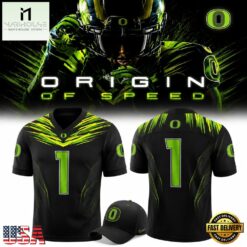 Oregon Ducks Origin of Speed New Uniform Custom Football Jersey, Trending Football Shirt Oregon Ducks Origin OF Speed New Uniform Custom Football Jersey