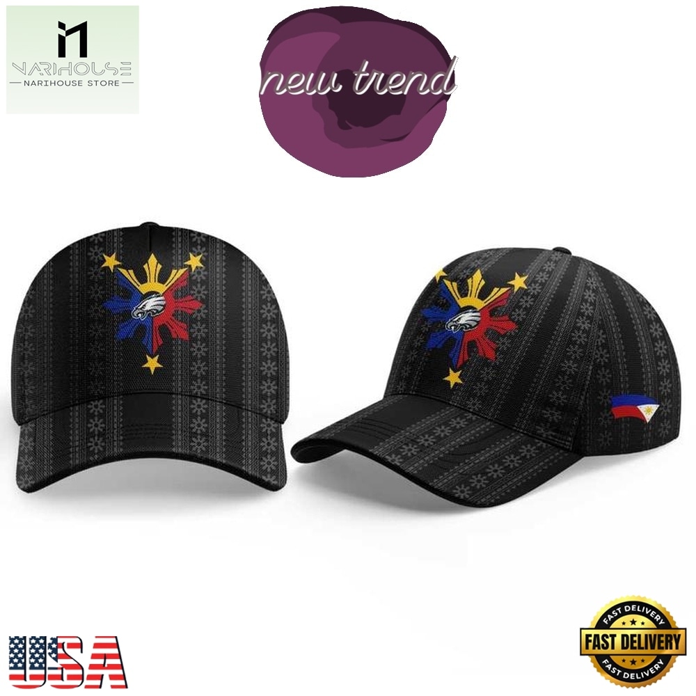 Philadelphia Eagles 2026 Filipino Heritage Night Graphic Cap, Trending Cap Style Philadelphia Eagles 2026 Filipino Heritage Night Graphic Cap, Trending Cap Style