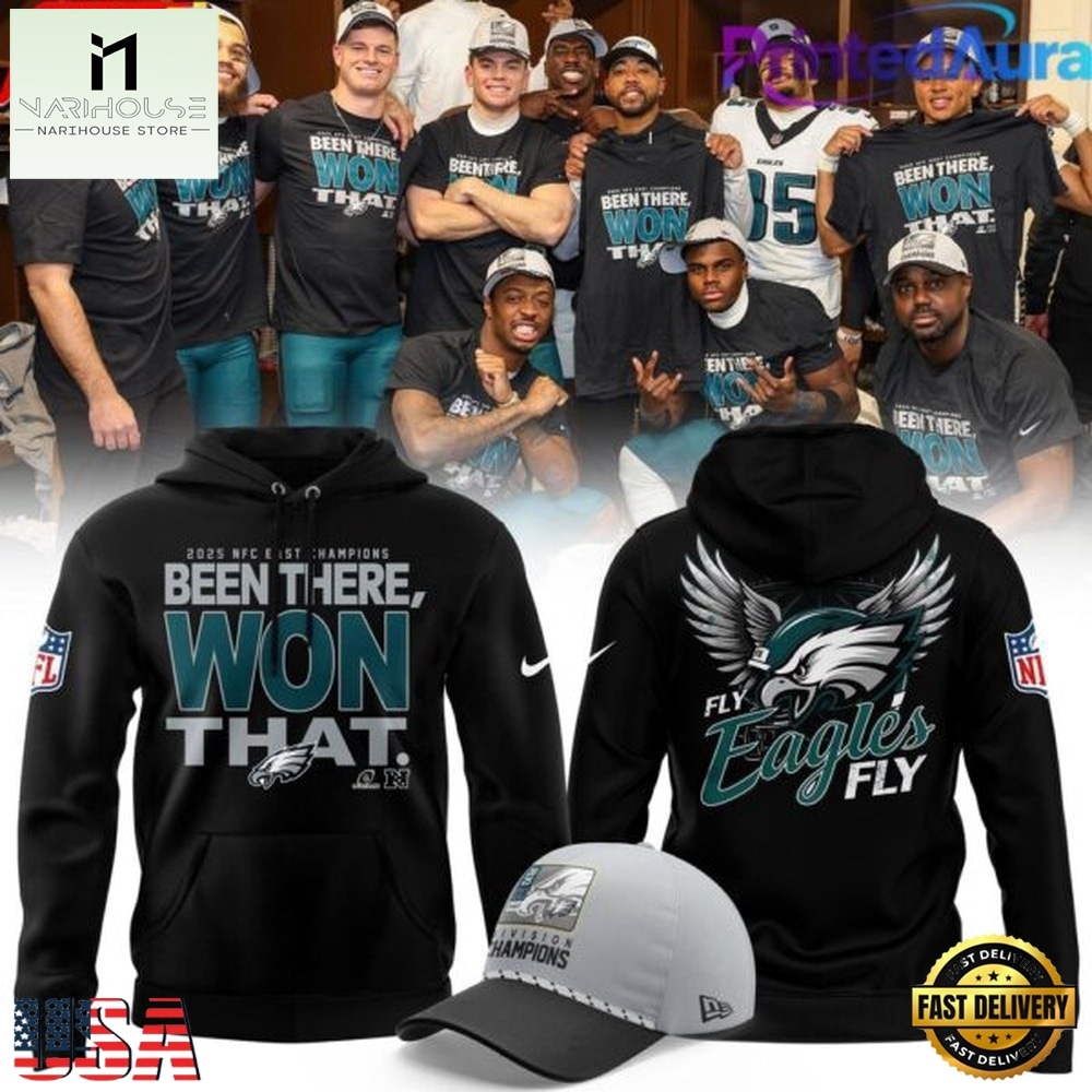 Philadelphia Eagles 2026 NFC East Division Champions Black Hoodie, Hot 3D Shirt Trend Philadelphia Eagles 2026 NFC East Division Champions Black Hoodie, Hot 3D Shirt Trend