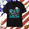 Philadelphia Eagles Dad Built for Game Day T Shirt, Stylish 2D Graphic Shirt Philadelphia Eagles Dad Built For Game Day T Shirt