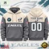 Philadelphia Eagles NFL Custom Varsity Colorblock Pullover Hoodie, NFL Sporty Shirt Philadelphia Eagles Nfl Custom Varsity Colorblock Pullover Hoodie