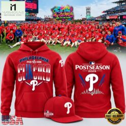 Philadelphia Phillies 2026 MLB Postseason Clinched Hoodie, Hot 3D Shirt Trend Philadelphia Phillies 2026 Mlb Postseason Clinched Hoodie