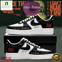 Pierce the Veil I Can’t Hear You World Tour 2026 Custom Name Air Force 1 Shoes, Music Artist AF1 Shoes Pierce The Veil I Can T Hear You World Tour 2026 Custom Name Air Force 1 Shoes