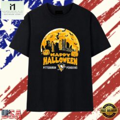 Pittsburgh Penguins Happy Halloween NHL T Shirt, Stylish 2D Graphic Shirt Pittsburgh Penguins Happy Halloween Nhl T Shirt