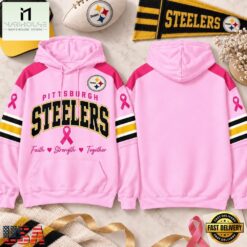 Pittsburgh Steelers 2026 NFL Breast Cancer Awareness Game Day Hoodie Shirt, NFL Sporty Shirt Pittsburgh Steelers 2026 Nfl Breast Cancer Awareness Game Day Hoodie Shirt