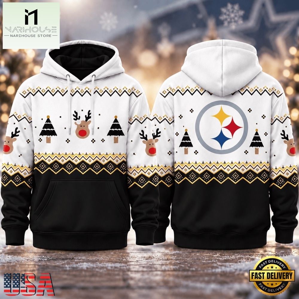 Pittsburgh Steelers NFL Christmas Game Day Hoodie Shirt, NFL Sporty Shirt Pittsburgh Steelers NFL Christmas Game Day Hoodie Shirt, NFL Sporty Shirt