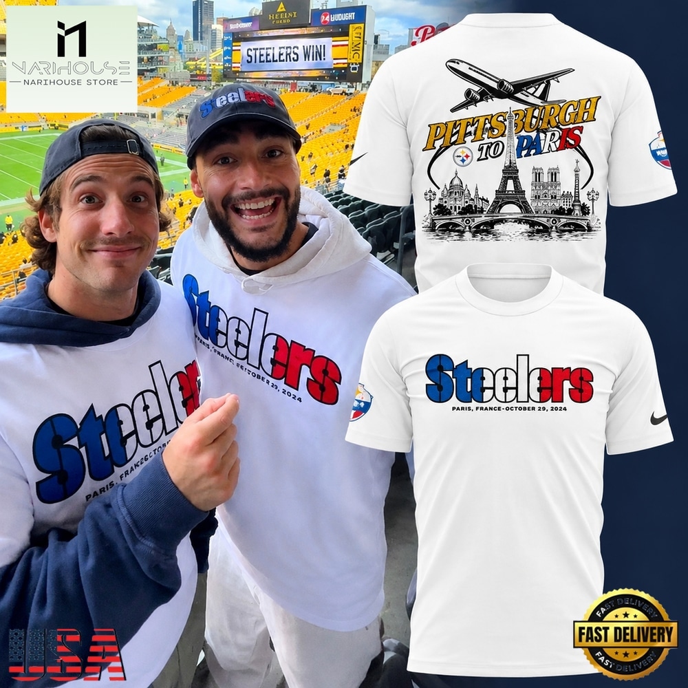 Pittsburgh Steelers Pittsburgh To Paris 2026 T Shirt, Hot 3D Shirt Trend Pittsburgh Steelers Pittsburgh To Paris 2026 T Shirt, Hot 3D Shirt Trend