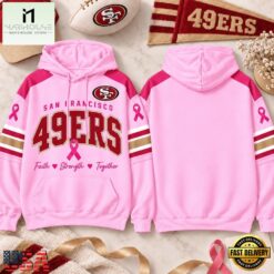 San Francisco 49ers 2026 NFL Breast Cancer Awareness Game Day Hoodie Shirt, NFL Sporty Shirt San Francisco 49ers 2026 Nfl Breast Cancer Awareness Game Day Hoodie Shirt