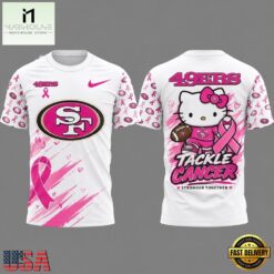 San Francisco 49ers x Hello Kitty Crucial Catch 2026 Limited Edition 3D Shirt, Hot 3D Shirt Trend San Francisco 49ers X Hello Kitty Crucial Catch 2026 Limited Edition 3D Shirt