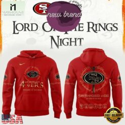 San Francisco 49ers x The Lord of the Rings 2026 Limited Edition Hoodie, Hot 3D Shirt Trend San Francisco 49ers X The Lord OF The Rings 2026 Limited Edition Hoodie