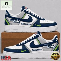 Seattle Seahawks 2026 NFL Team Air Force 1 Shoes Sneakers, NFL Team AF1 Shoes Seattle Seahawks 2026 Nfl Team Air Force 1 Shoes Sneakers