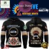 Seattle Seahawks Native American Heritage Month Custom Name Hoodie, Hot 3D Shirt Trend Seattle Seahawks Native American Heritage Month Custom Name Hoodie